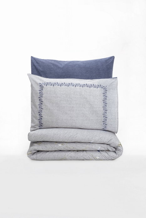 L'essentiel linge de maison Nitsa - Azul oscuro y blanco L'essentiel linge de maison Nitsa - Azul oscuro y blanco